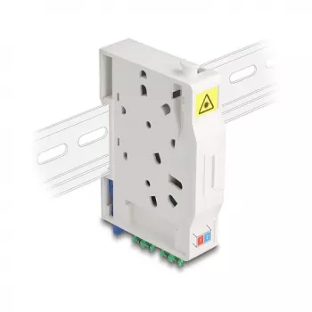 Valguskaabli jaotuskarp DeLOCK Optical Fiber Connection Box 85936 LC Duplex valge