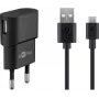 Goobay 45296 laadija mobiilseadmetele, siseruumides, must (45296)