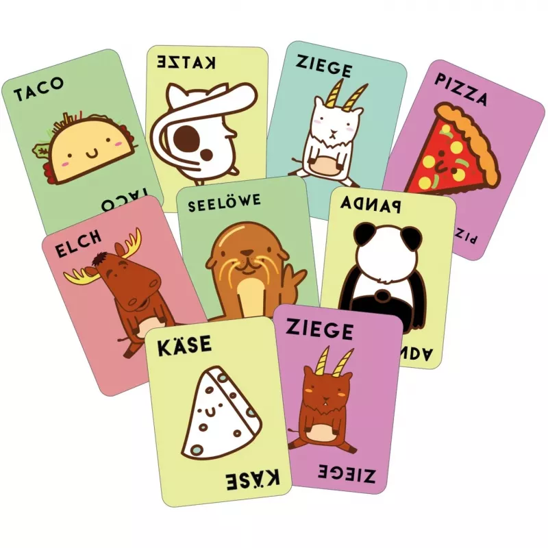 Taco Cat Goat Cheese Pizza: Voll verdreht, kaardimäng