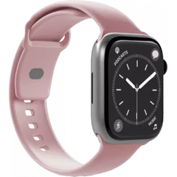 PURO ICON Apple Watch Strap 4/5/6/7/SE/8/9/10 40/41/42mm (S/M & M/L) (Dusty Pink)