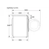 Bosch WNA13401PL pesumasin-kuivati 8 kg / 5 kg 1400 p/min valge