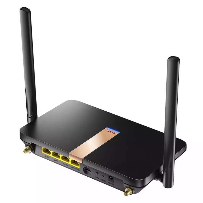 Cudy LT500D traadita ruuter Fast Ethernet Kaheribaline (2,4 GHz / 5 GHz) 4G Must