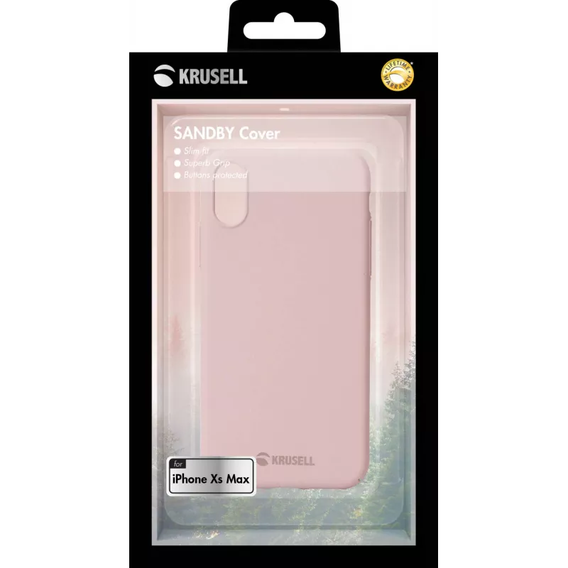 Cover Krusell Sandby iPhone XS Max 16,5 cm (6,5 tolli) roosa