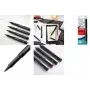 Fineliner STABILO dr!ver Medium Must Sinine Roheline Punane 4 tk