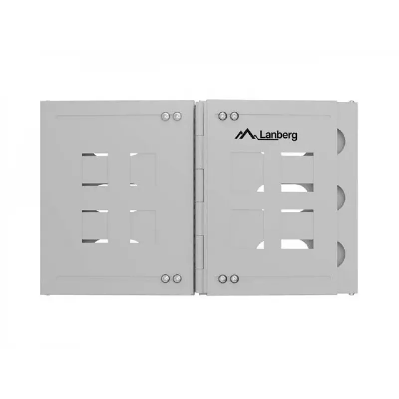 19-tolline 6U seinakinnitusega raam LANBERG 497x400/240 hall