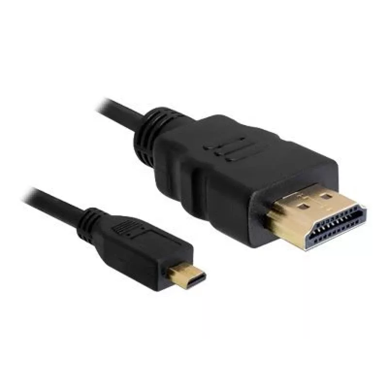 DeLOCK - Video- / helikaabel - HDMI - 32 AWG - HDMI, 19-pin (M) - 19-pin Micro-HDMI (M) - 3 m (82663)