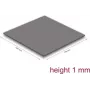 Termopadi DeLOCK 18472 3,2 W/m·K Hall 100 x 100 x 1 mm
