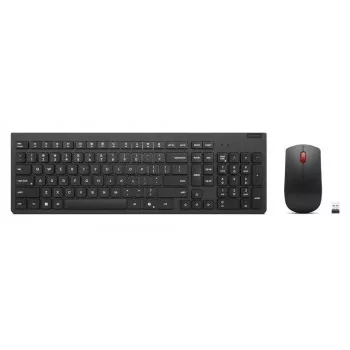 Juhtmevaba klaviatuuri ja hiire komplekt Lenovo Essential Wireless Combo Gen2 — must, kompaktne paigutus, juhtmevaba ühendus