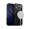 Telefonikott Crong MagSafe iPhone 17 Pro jaoks — hübriidne must