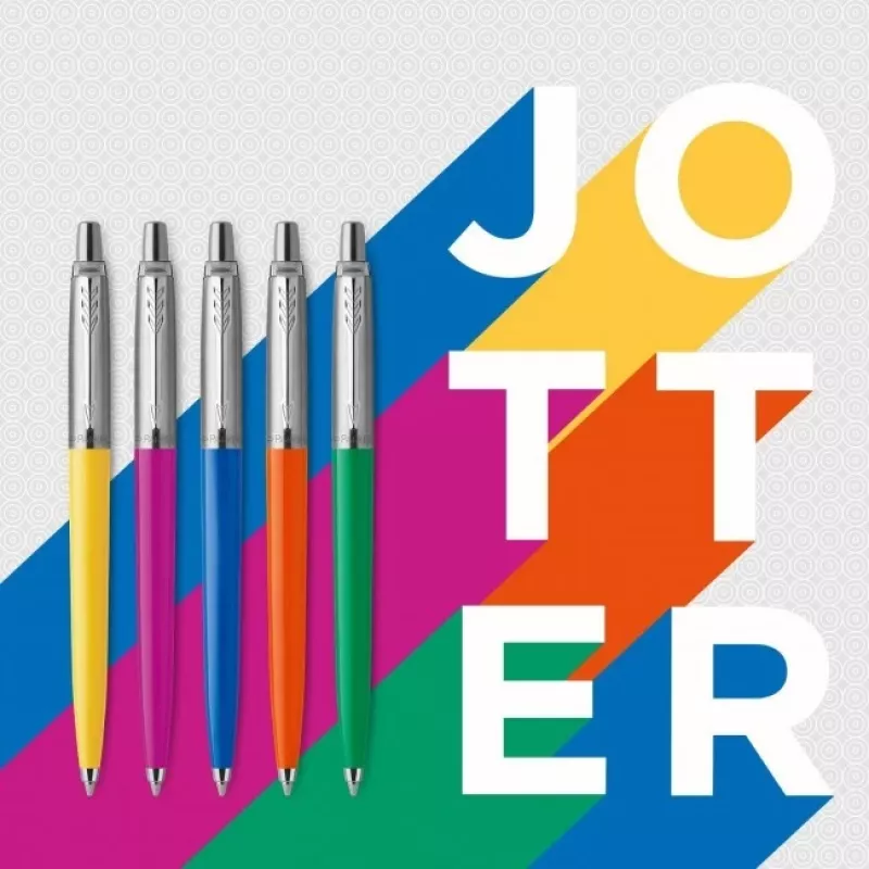 Klambriga sissetõmmatav pastapliiats Parker Jotter Originaals sinine