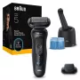 Elektriline pardel BRAUN SHAVER 52‑N7200cc Must — fooliumpardel, laetav, märg ja kuiv raseerimine