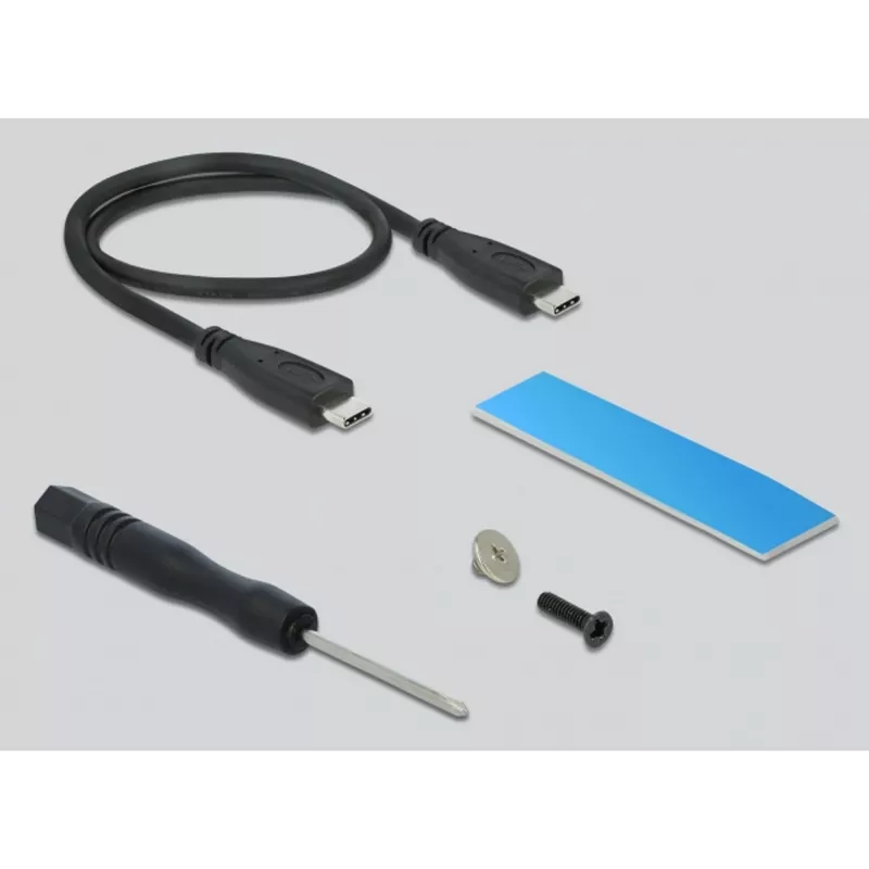 Väline ümbris DeLOCK M.2 NVMe PCIe SSD USB 3.2 Gen 2x2