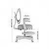 Pöörlev kontoritool mark adler Junior 4.6 Hall — kompaktne ergonoomiline töötool
