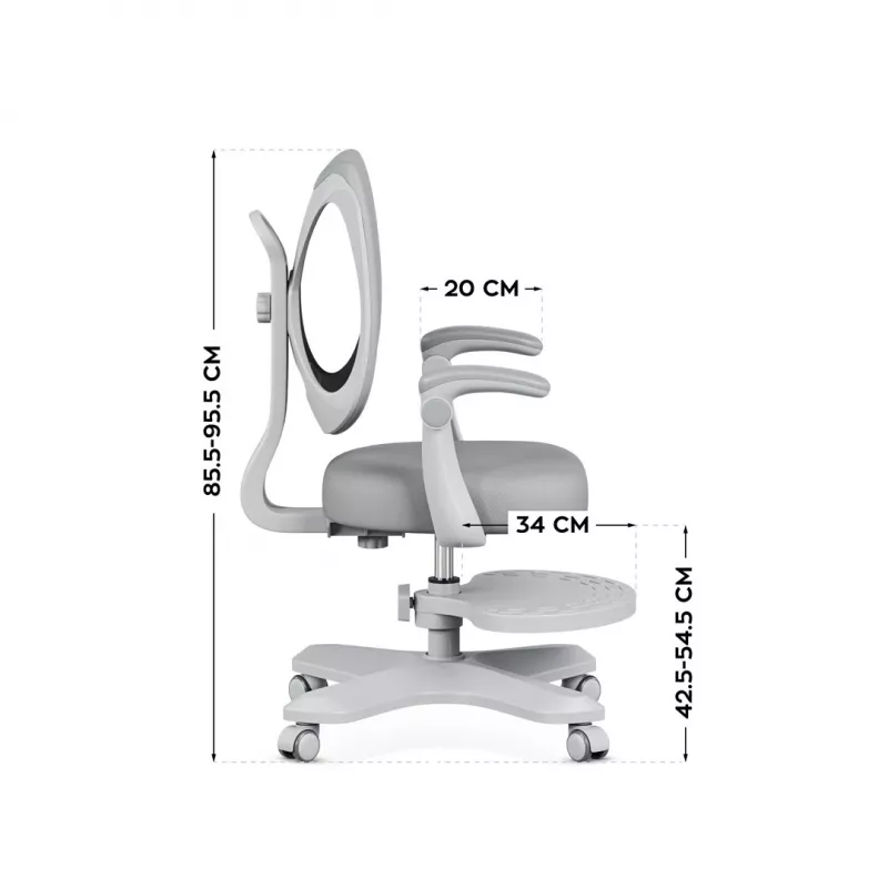 Pöörlev kontoritool mark adler Junior 4.6 Hall — kompaktne ergonoomiline töötool