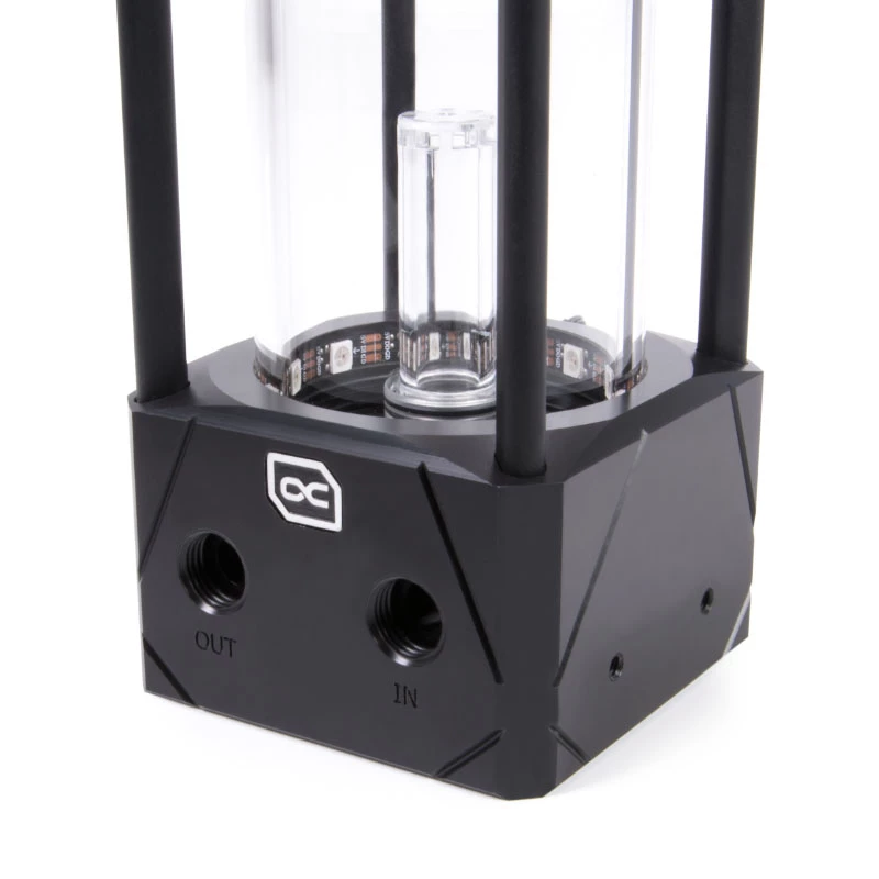 Veeblokk Alphacool 13326 Atsetaal Alumiinium Klaas Must Läbipaistev