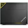 PC-korpus Sharkoon SHARK ZONE C10 Mini-ITX Must, Kollane