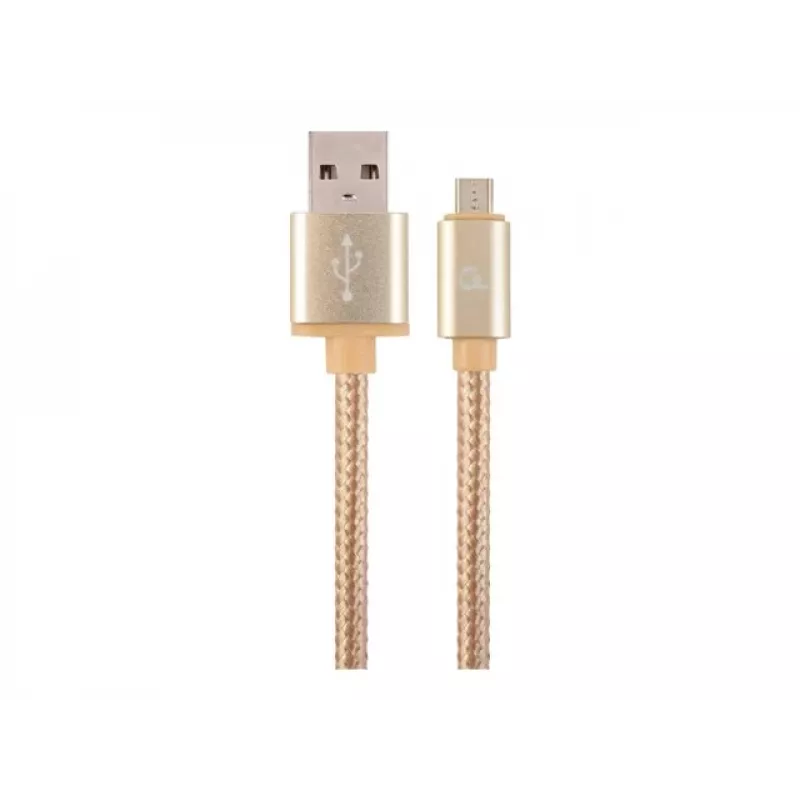 USB 2.0 kaabel GEMBIRD CCB-mUSB2B-AMBM-6 — USB A kuni Micro-USB B, 1,8 m, kuldne