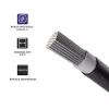 Päikesepaneelikaabel QOLTEC 53851 4 mm² 100 m must