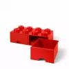 Room Copenhagen LEGO Brick Drawer 8 punane (40061730)