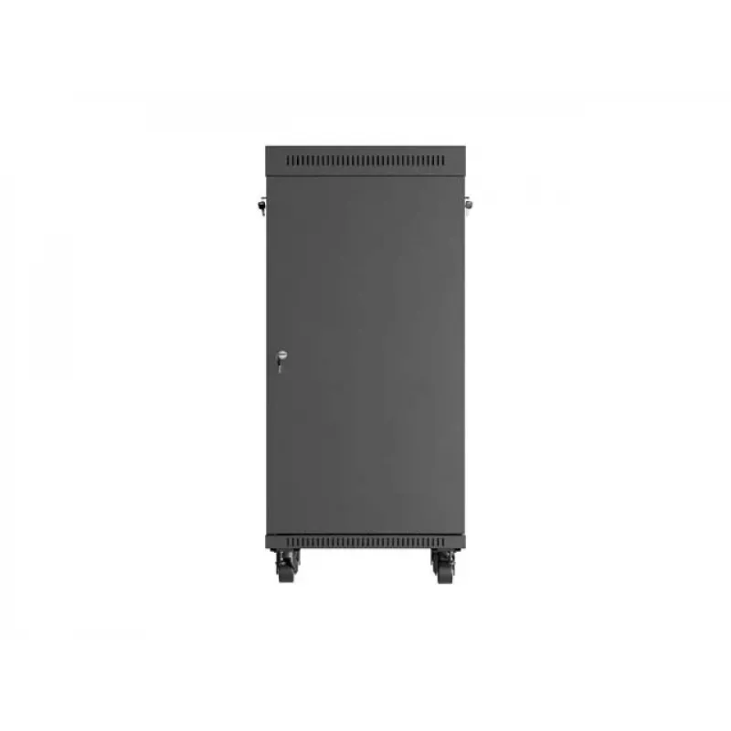 Freestanding rack cabinet LANBERG FF01-6624-12BL 24U 19 inch 600×600 mm, IP20, 1200 kg, must