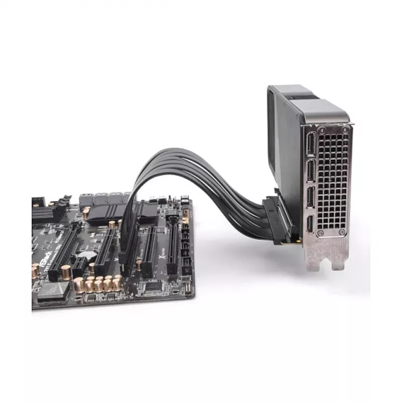 PCI Express 5.0 x16 tõstekaart DELOCK 81289, x16 pesa, 20 cm kaabel