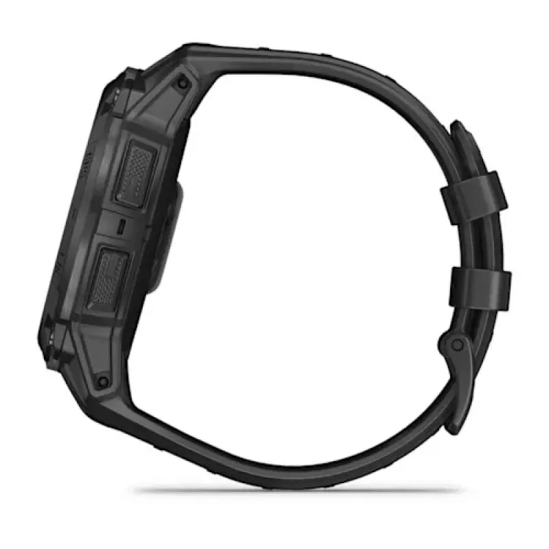 Nutikell GARMIN Instinct — 45 mm, 3,05 cm (1,2-tolline) AMOLED 390×390 puuteekraan, 4 GB, GPS, silikoonrihm must, 53 g