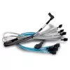 Broadcom and2 Enabler - sisemine SAS-kaabel - SFF-8643 (M) OCuLink (SFF-8612) (M) - 1 m (05-50062-00)