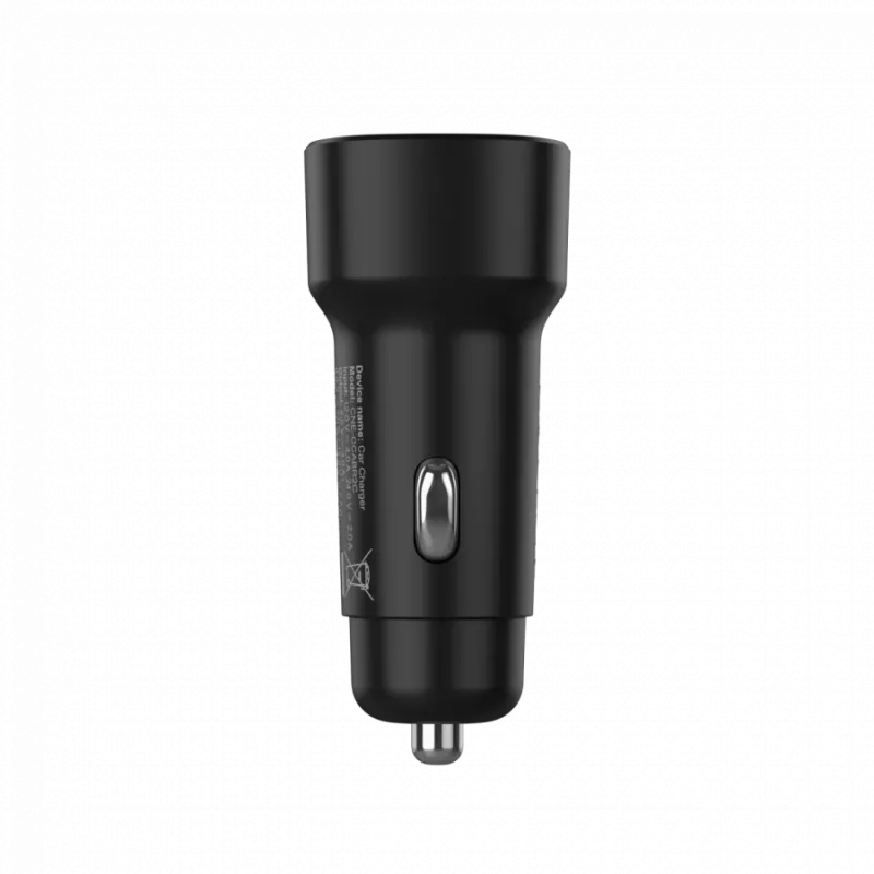 Autolaadija CANYON OnDrive 30 PD 30W USB-C Must — sõidukisisene USB-C toiteadapter 30W PD