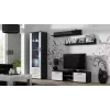 Cama TV-alus SOHO 140 must/valge läikiv