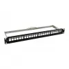 Keystone, Module Carrier, 48,30 cm (19) patchpaneel 24x TP-moodulile, 1HE, must (S216320)
