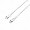 HYPER HyperJuice 240W Silikoonist USB-C–USB-C kaabel (3 jalga / 1 m) – valge