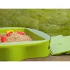 Liivakast Simba‑Dickie BIG 800056733, plast, 1380×1380 mm, sisseehitatud pingid, roheline
