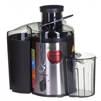 Mahlapress ESPERANZA EKJ002 — 500 W, 0,45 L mahlanõu, 1,5 L viljalihamahuti, roostevaba teras/must