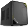 PC-korpus Sharkoon SHARK ZONE C10 Mini-ITX Must, Kollane