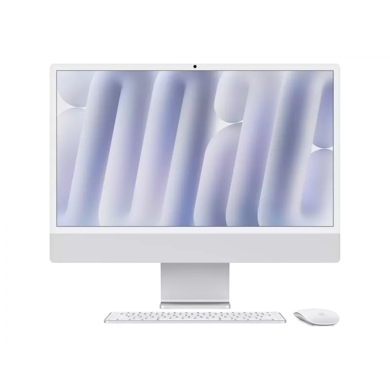 iMac 24 tolli: M4 10/10, 24 GB, 512 GB SSD – hõbedane