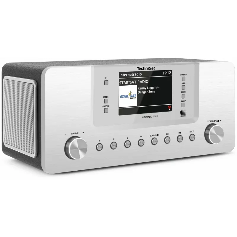 TechniSat DigitRadio 574 IR - Audiosüsteem - 2 x 5 Watt - Hõbedane (0001/2951)