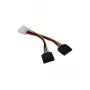 Synergy21 kaabel SATA Power-kaabel 4pin -> 2 x 15pin (straight) **