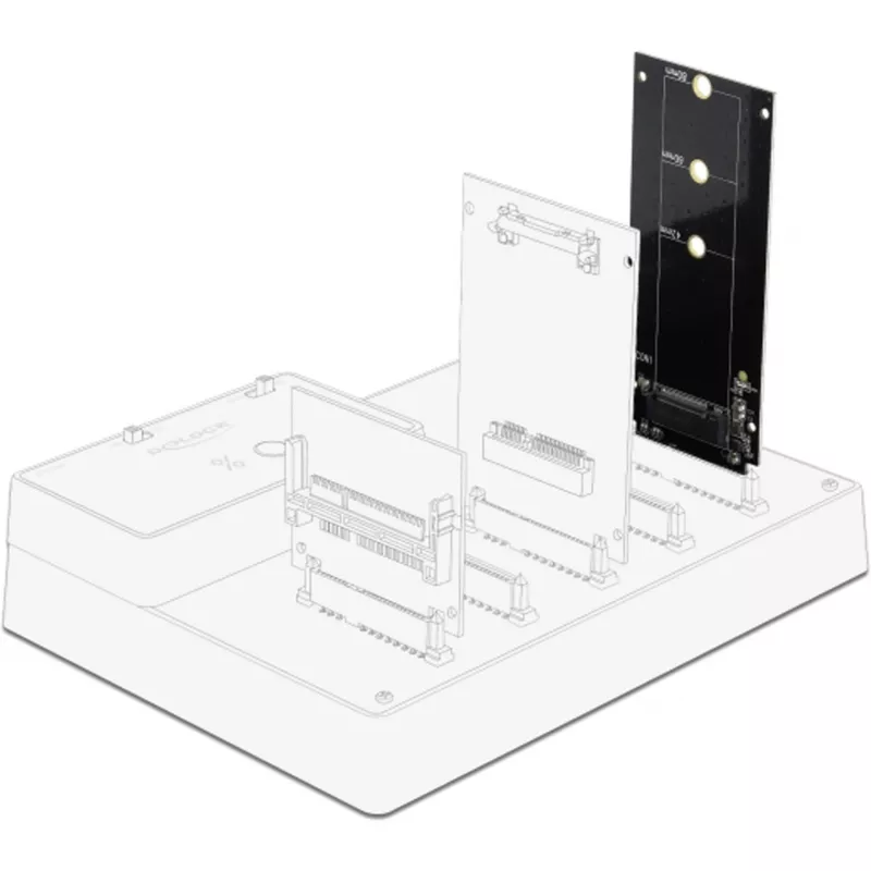 DeLOCK - liideseadapter - M.2 - M.2 kaart - SATA 6 Gb/s (64099)