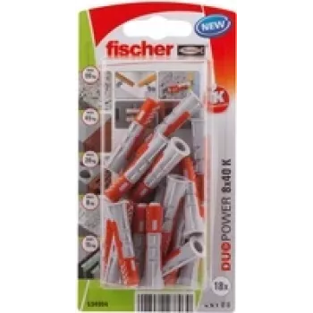 Fischer DuoPower 8 x 40 K NV seinapistik 40 mm 534994 1 komplekt (534994)