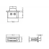 Pistikupesa kaitsekate DeLOCK 64025 DisplayPort must