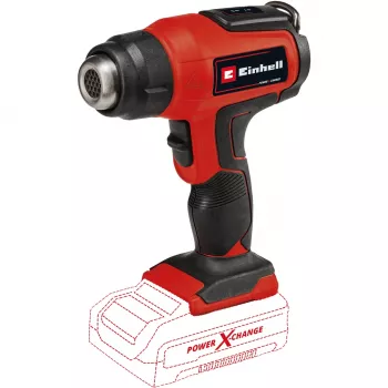 Power X-Change akuga kuumapuhur TE-HA 18 Li-Solo, 18 V, kuumapuhur punane/must, ilma aku ja laadijata
