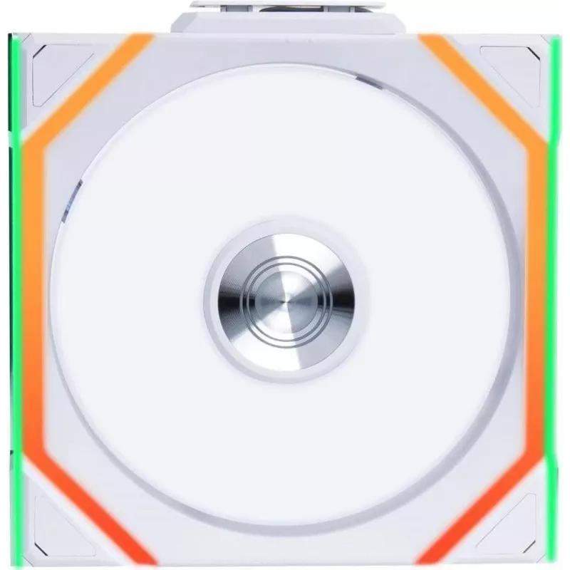 120 mm Lian Li UNI FAN SL-INF Wireless ARGB PWM — valge, modulaarne magnetiline ventilaatorisüsteem
