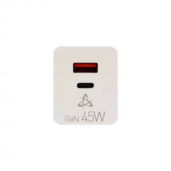 SBOX Home Charger HC-45 45W GaN kahesisendiga seinakaasaskantav laadija