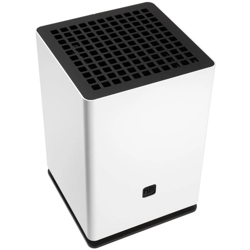HGC Osmi 3.1 alumiiniumist Mini-ITX korpus - valge
