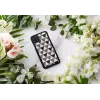 Nutitelefoni ümbris iKins iPhone 11 Pro Maxile, must püramiidikujundus, kaitsev kõva kest