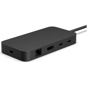 Dokkimisjaam Microsoft Surface USB4 Dock Wired Must — ühilduvad Surface’i seadmed, juhtmega USB4-ühendus