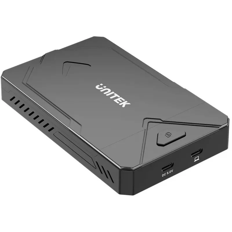 Väline salvestusseadme korpus Unitek S1229CBK01 M.2 NVMe ja SATA SSD-le, must