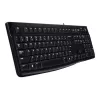 Töölaua komplekt MK120, juhtmega, USB, QWERTZ, must, hiir kaasas