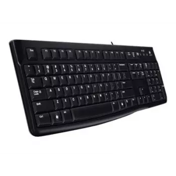 Töölaua komplekt MK120, juhtmega, USB, QWERTZ, must, hiir kaasas