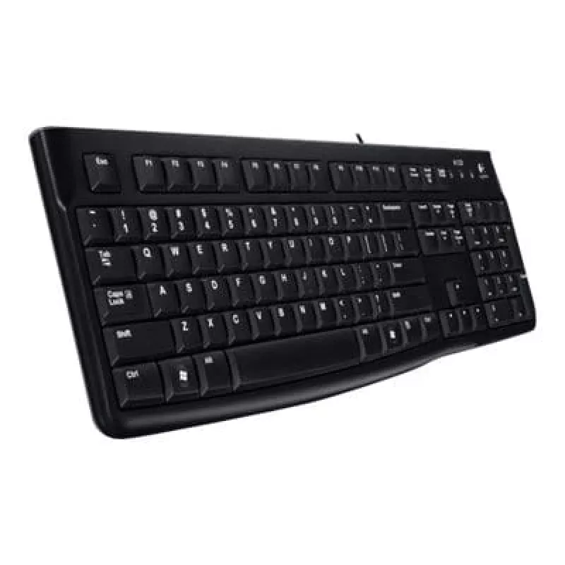Töölaua komplekt MK120, juhtmega, USB, QWERTZ, must, hiir kaasas